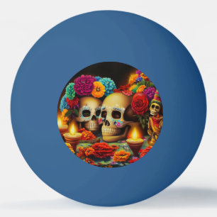 Day of the Dead Offrendas (3) Ping Pong Ball