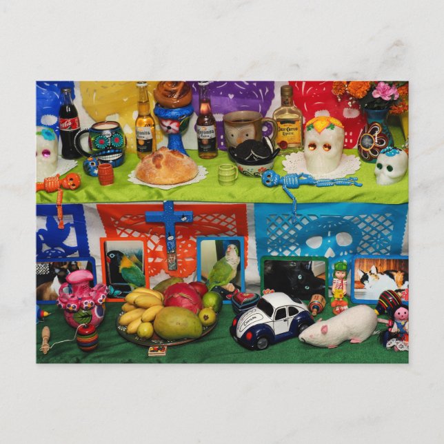 Day of the Dead Ofrenda  Postcard (Front)