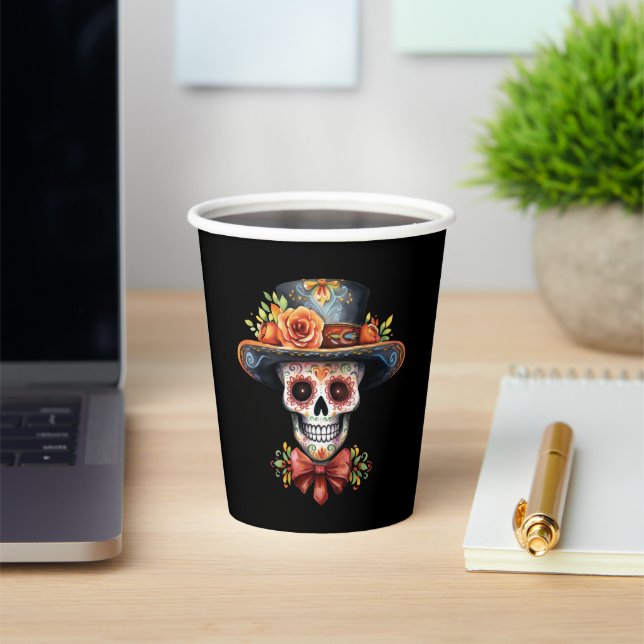 Day of the Dead Paper cup (Insitu)