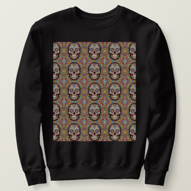Day of the Dead Pattern Sweatshirt (Design Front)
