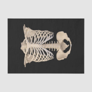 Day of The Dead Rib Cage Skeleton Halloween Party Tissue Paper