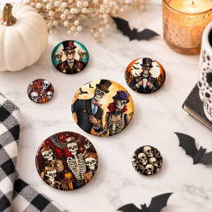 Day of the Dead Skeleton Couple Gothic Party Confetti