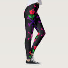 Day of the Dead Skull and Bones Leggings