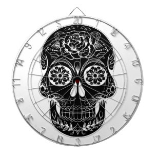 Day of the Dead Skull Dartboard