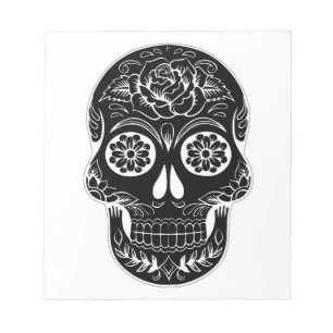 Day of the Dead Skull Notepad