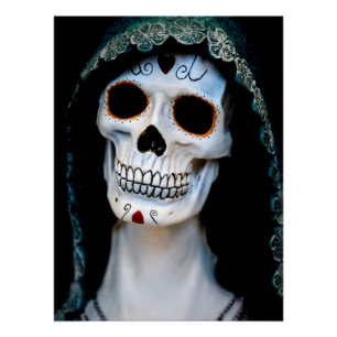 Day of the Dead Skull Poster