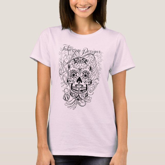 Day of the dead skull T-Shirt (Front)
