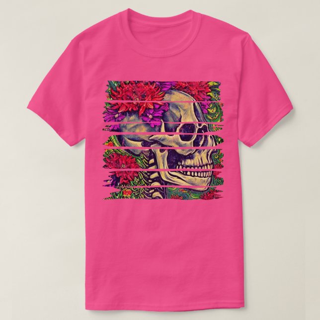 Day of the Dead Skull T-Shirt (Design Front)