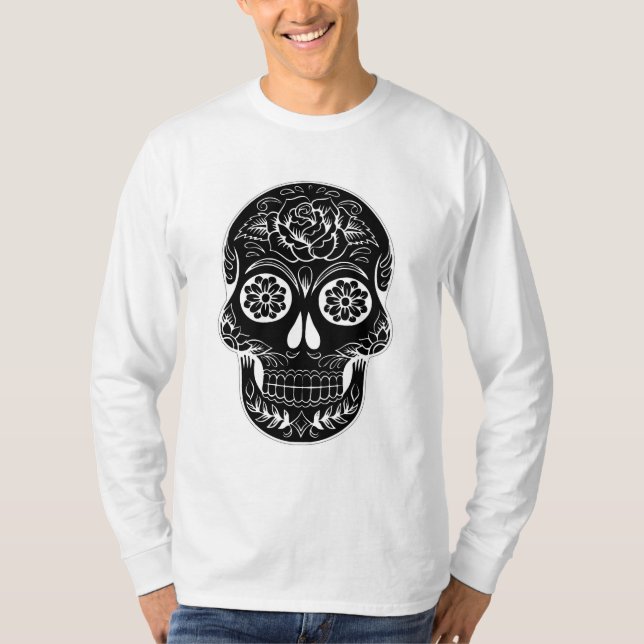 Day of the Dead Skull T-Shirt (Front)