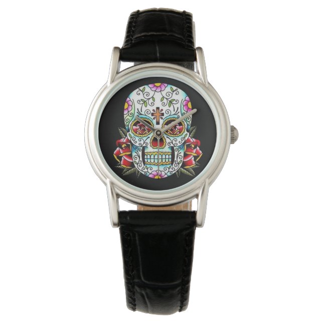 Day of the Dead Skull Watch (Front)