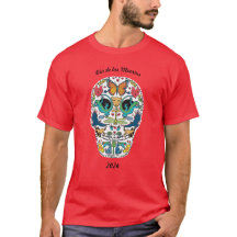 Day of the Dead Spirit Animal Sugar Skull T-Shirt
