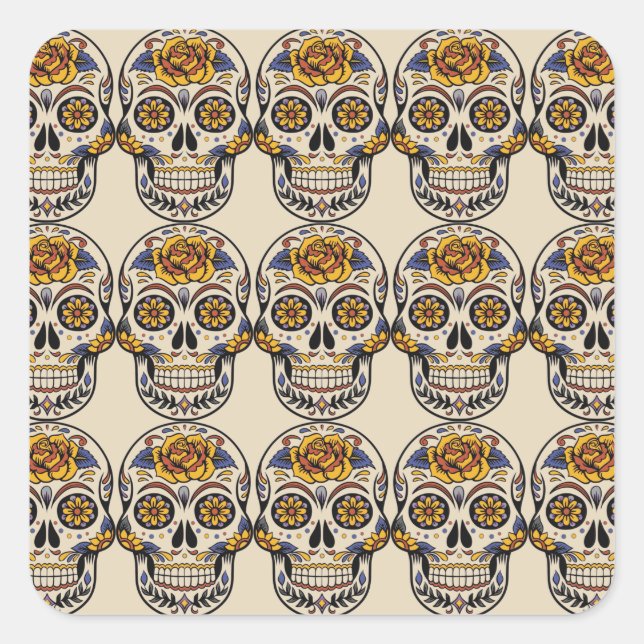 Day of the dead stickers (Front)