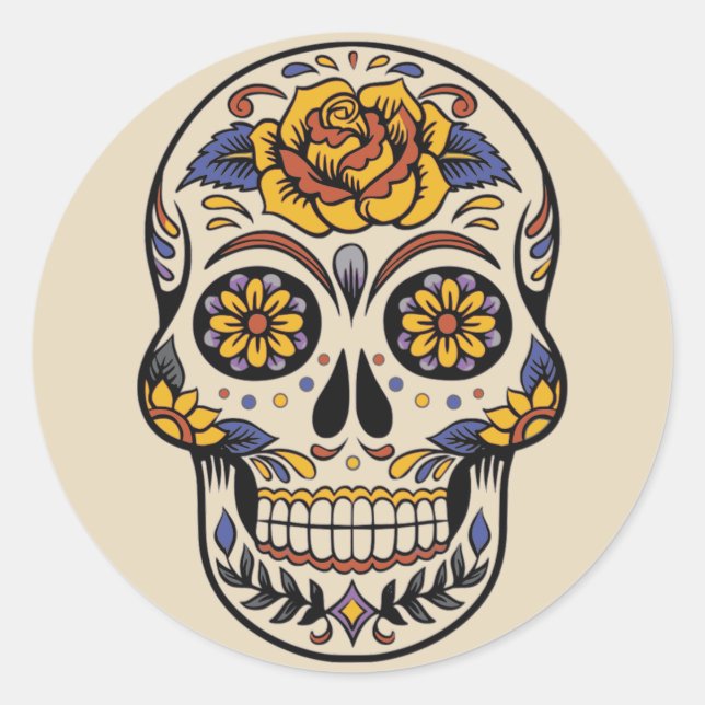 Day of the dead stickers (Front)