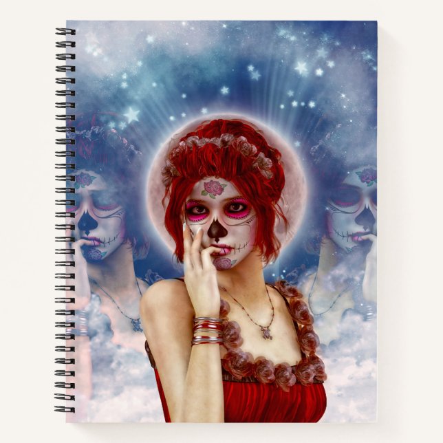 Day Of The Dead sugar doll Notebook (Front)