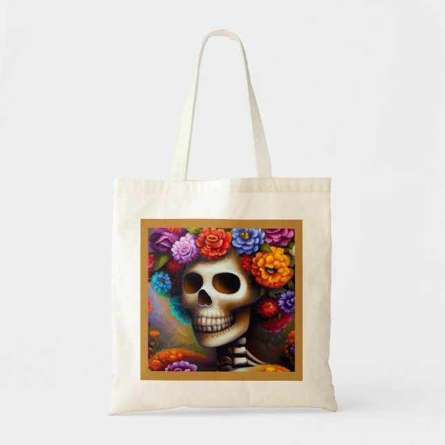Day of the Dead Sugar Skull 1 Tote Bag (Front)