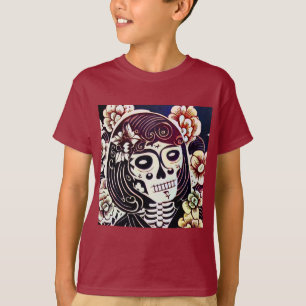 Day of the Dead Sugar Skull 2 T-Shirt