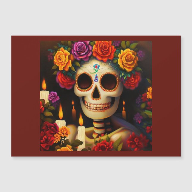 Day of the Dead Sugar Skull 3 (Front)