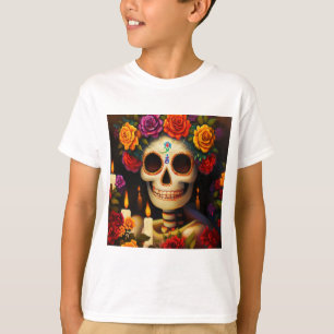 Day of the Dead Sugar Skull 3 T-Shirt