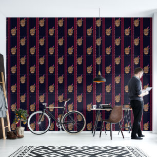 Day of the Dead Sugar Skull (Cedar Shake) Wallpaper
