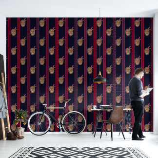 Day of the Dead Sugar Skull (Cedar Shake) Wallpaper