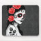 Day of the Dead Sugar Skull Girl - grey