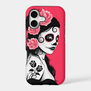 Day of the Dead Sugar Skull Girl - pink