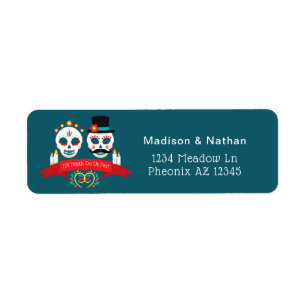 Day of the Dead Sugar Skull Gothic Wedding