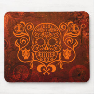 Day of the Dead Sugar Skull Mouse Pad