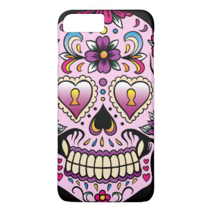 Day of the Dead Sugar Skull Pink Case-Mate iPhone Case