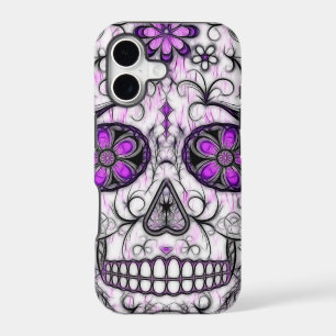 Day of the Dead Sugar Skull - Pink & Purple 1.0