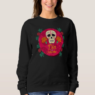 Day Of The Dead Sugar Skull Sweatshirt