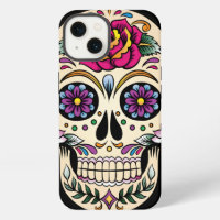 Day of the Dead Sugar Skull with Rose