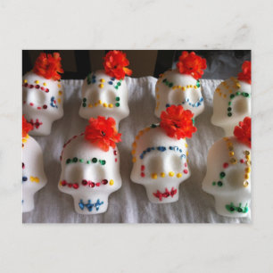 Day of the Dead sugar skulls Postcard
