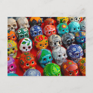 Day of the Dead Sugar Skulls Postcard
