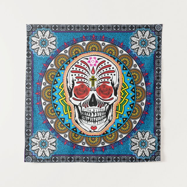 Day of the Dead Tapestry (Front)