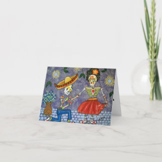 Day of the Dead The Proposal Wedding Date Notecard