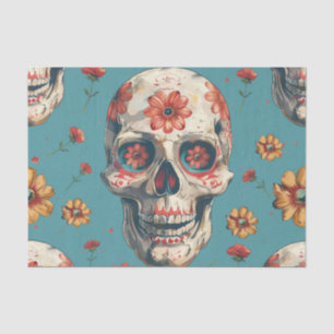 Day of the dead themed design tissue paper