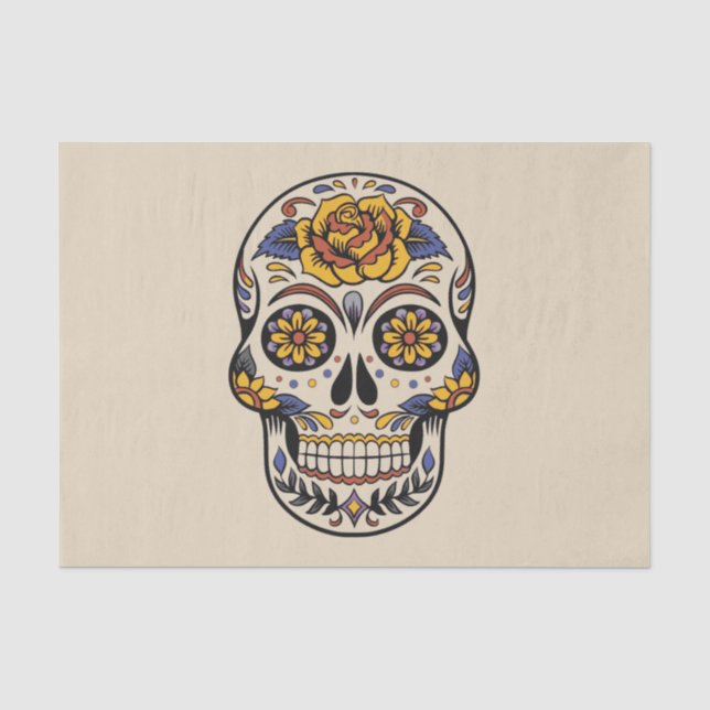 Day of the dead tissue paper (Front)