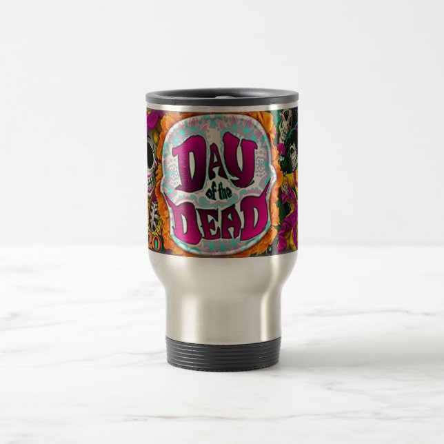 Day of the Dead Travel Mug (Center)
