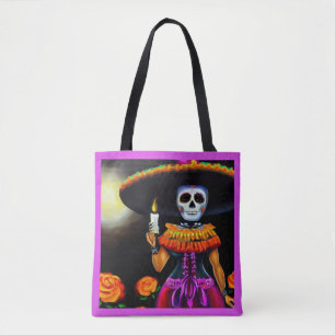 Day of the Dead Woman 2 Tote Bag