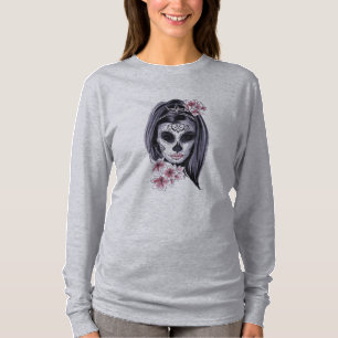 Day of the Dead Women's Face T-Shirt