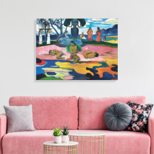 Day of the God Paul Gauguin Canvas Print