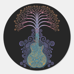 Day of the Guitree Classic Round Sticker