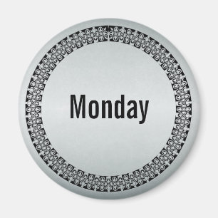 Day of the Week Monday Magnet