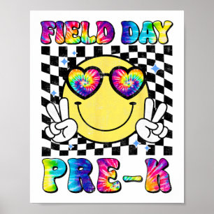 Day Pre K Retro Student Teacher Last Day Of School Poster