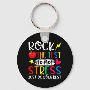 Day Rock Test Teacher Test Day Teacher Key Ring