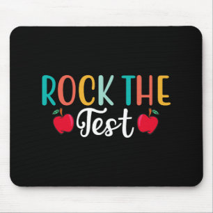 Day Rock The Test Teacher Testing Day 1 Mouse Pad