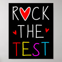 Day Rock The Test Teacher Testing Day Funny Teache