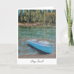 Day Sail, blank card