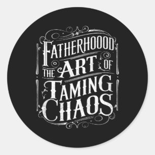 Day Shirt Dads Of Young Kids Fatherhood Definition Classic Round Sticker